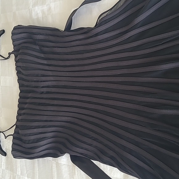 Black ribbon dress - size 10 - Picture 8 of 11